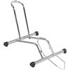 Officine Parolin Cavalletto STABILUS | Cavalletto Universale per Bici | Road MTB Gravel City E-Bike | Acciaio | Solo Pneumatico | Colore Cromato | Made in Italy