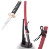 57 SPECIAL REPLICAS Tagliacarte Spada Mini Katana Vera 20 cm Fatto in Giappone nel set Supporto Clan Giapponesi Aprilettere Katana Giapponese (Tokugawa KT-22I)
