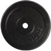 VirtuFit Disco in Ghisa per Manubri - Peso da Sollevamento - 30 mm - 10 kg - Nero