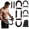 Qosneoun Mr Sculpt Gorilla Bar, attrezzo per allenare le braccia a forma di U, 15,9-81,6 kg, regolabile, per rafforzare l'avambraccio e il torace, attrezzo per esercizi pettorali (rosso, 15,9-36,3 kg)