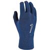 NIKE Knitted Tech and Grip Gloves Men Twist Guanti, Adulti Unisex, Blue Lemon (Multicolore), SM