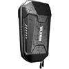 Timcryxient Scooter First Bags Pacchetto Fascio Anteriore Pacchetto Impermeabile Pieghevole Pacchetto Antipioggia Storage PU EVA Custodia Riflettente 150x120x290mm Nero