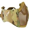 Hunting Explorer Maschera di caccia Explorer mezzo tattico della maglia del fronte Con orecchio della copertura Airsoft CS di protezione inferiore Guard per Paintball BB ripresa