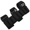MiOYOOW 8 Rounds Tactical Shotgun Pouchs, Tactical Stock Shell Holder Regolabile Buttstock Shotgun Munizioni per Calibro 12/20