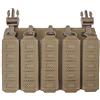 Generico Tasca Porta Caricatori Tattica per MP5/MP7 con Gancio Posteriore E Cinghie Elastiche Fissaggio - Accessorio per Gilet Caccia Airsoft