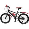 Repomanda Bicicletta per bambini 20 pollici con cambio e freni a V Brake, mountain bike per ragazzi e ragazze dai 6 ai 12 anni, parafango v./h, bicicletta per strada e fuoristrada