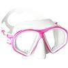Mares Sealhouette, Maschera da Immersioni Compatta con Ampio Campo Visivo, Adulto, Taglia Unica, Bianco e Rosa