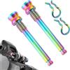 Generic Cuscinetti freno Disco - Clip a molla calibratore Cycling, Pon The Brake Pad su lega di titanio | Perni ultra sottili e filettati, accessori