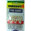 YAMASHITA Amettiere da Pesca in Mare Pro Sabiki Filo Fluorocarbon Artificiali per Sgombro Agone Sarde di Lago Sugarello Bolentino in Barca con Amo Dorato