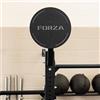 FORZA Bersagli a sfera da parete, piastre singole e doppie in acciaio resistente per CrossFit e allenamento funzionale, ad alto impatto, verniciato a polvere, montabile a parete o su piastre - altezze