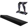Generic Zeppa per squat - per yoga, polpaccio stretching inclinato, cunei squat blocco per tallone, sollevamento elevato, polpaccio, barella inclinata per prestazioni di