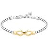 Morellato Bracciale Uomo in Acciaio, Collezione MOTOWN, Regalo Amico e Fidanzato