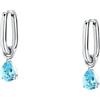 BLUESPIRIT Orecchini Donna in Acciaio, Cristalli, Collezione Trendy - P.31T601000500