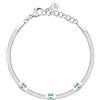 Morellato Bracciale Donna in Acciaio, Cristalli, Catena a Serpente, Collezione GIOIA, Idee Regalo Donna