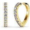 MYC-Paris MYC PARIS - Orecchini Ariane in ottone HQ + placcati oro, oro rosa 18 k o rodio, cristallo austriaco di altissima qualità, regalo di compleanno, festa della mamma, Natale, colori cristalli, Cristallo,