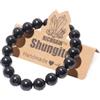 RICHRAIN Braccialetto Shungite Protezione EMF per Uomo e Donna Cristallo di Gemma Naturale (10mm)