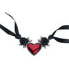 Alchemy Gothic Blood Heart Donna Choker standard peltro