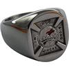 myringshop - Anello con Sigillo Freimaurer e Acciaio Inossidabile, 20, cod. 458