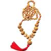 Vishaka Arts Siddha Mala 1 - 14 Mukhi , Gauri Shankar , Ganesh Rudraksha Rudraksha certificato da laboratorio, 10mm-15mm, Rudraksha, Senza pietra