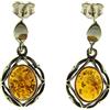 Orecchini - Cozmos Orecchini donna in ambra naturale baltica e argento 925