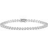 BLUESPIRIT Bracciale da donna, Collezione B-TENNIS, in argento 925 rodiato, zirconi - P.BS.2505000129