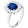 Morellato Anello Donna in Argento 925% riciclato, Collezione TESORI, Sole, Ovale, Regalo Fidanzata