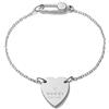Gucci - Braccialetto argento sterling Non un gioiello Donna, Argento, 18 cm - YBA223513001018