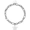 S'Agapõ Bracciale Donna in Acciaio con Simbolo Stella | Collezione Be My Family - SBY026