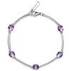 Brosway Bracciale Donna, Bracciale Rigido in Argento e Magic Purple | Collezione Fancy - FMP05
