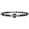 KIDULT - Bracciale in acciaio 316L PVD giallo e nero agata | Symbols