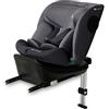 kk Kinderkraft Kinderkraft I-360 Seggiolino auto 0-36 kg, I-SIZE 40-150 cm, Seggiolino 360 girevole, con Isofix Base, Reclinabile Posizione sdraiata, Poggiatesta regolabile, Gruppo 0 1 2 3, Gray