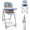 Mobiclinic® kids, Seggiolone per bambini, Evolutiva, Pieghevole, Trasformabile in, Simba, Imbracatura a 5 punti, Ruote con freno, Doppio vassoio estraibile, Tessuto lavabile, Regolabile