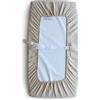 Mushie Fodera per Fasciatoio Lavabile | 70 x 45 cm | Adatta per Fasciatoi Standard | Cinture di Sicurezza Regolabili | Accessori per Bambini Sicuri e di Alta Qualità | Fog
