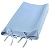 GOTOTOP Fodera per cuscino fasciatoio per ragazze e fodera per fasciatoio per neonato morbida e traspirante per materasso da fasciatoio (blu)