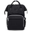 SONARIN Multifunzione Zaino Fasciatoio Bambino per Pannolini con Fascia per Passeggino,Grande Capacità,Organizer per Zaino da Viaggio,Impermeabile,Elegante e Resistente,Ideale Regalo(Nero)