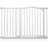 Safetots Cancelletto di Sicurezza con Parte Superiore Incurvata, 107cm - 116cm, Bianco Opaco, Montaggio a Pressione, Cancelletto per Bambini per Porte, Corridoi e Spazi Stretti, Barriera di Sicurezza