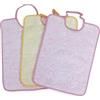 Tex family SET 3 Bavaglini BAVETTE bambino COCCOLE cm. 29x35 bavaglio con elastico Puro cotone - 3 PEZZI BAMBINA FEMMINA