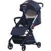 Baciuzzi, Passeggino Compatto con Chiusura Automatica a Scatto e Ruote Ammortizzate, BS Baby Blue