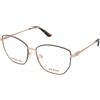 Guess GU2825 005 | Occhiali da Vista Graduati | Prova Online | Metallo | Quadrati | Nero, Oro rosa | Adrialenti