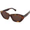 Max Mara Kate MM0169 52E | Occhiali da Sole Graduati o Non Graduati | Prova Online | Metallo | Cat Eye | Marrone, Oro, Havana | Adrialenti