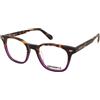 Superdry SDO 3065 161 | Occhiali da Vista Graduati | Prova Online | Plastica | Quadrati | Viola, Marrone, Havana | Adrialenti