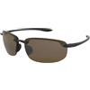 Maui Jim Hookipa MJ0407S 002 | Occhiali da Sole Graduati o Non Graduati | Prova Online | Plastica | Rettangolari | Nero | Adrialenti
