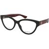 Gucci GG1581O 005 | Occhiali da Vista Graduati | Prova Online | Plastica | Cat Eye | Nero | Adrialenti