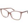 Gucci GG0026O 025 | Occhiali da Vista Graduati | Prova Online | Plastica | Quadrati | Rosa, Trasparente | Adrialenti