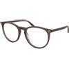 Gucci GG0027O 017 | Occhiali da Vista Graduati | Prova Online | Plastica | Tondi | Marrone, Trasparente | Adrialenti