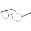 Saint Laurent SL 883 005 | Occhiali da Vista Graduati | Prova Online | Unisex | Metallo | Quadrati | Argento | Adrialenti