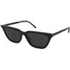 Saint Laurent SL 889 Sulpice Thin 001 | Occhiali da Sole Graduati o Non Graduati | Plastica | Cat Eye | Nero | Adrialenti