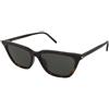 Saint Laurent SL 889 Sulpice Thin 002 | Occhiali da Sole Graduati o Non Graduati | Prova Online | Plastica | Cat Eye | Marrone, Havana | Adrialenti