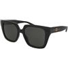Gucci GG2102S 001 | Occhiali da Sole Graduati o Non Graduati | Prova Online | Plastica | Quadrati | Nero | Adrialenti