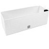Prosperplast Fioriera rettangolare 17 litri con auto-irrigazione colore bianco 52x20x19cm
